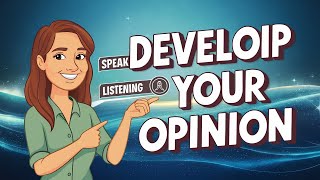 Develop Your Opinion in English Speaking and Listening at B2 Level [upl. by Sirahc]