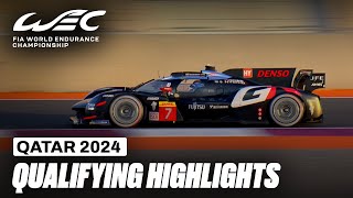 Qualifying and Hyperpole Highlights I Qatar Airways Qatar 1812 KM I FIA WEC [upl. by Stephens]