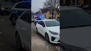 Polizei auf Einsatzfahrt in Ludwigshafen [upl. by Aronas8]