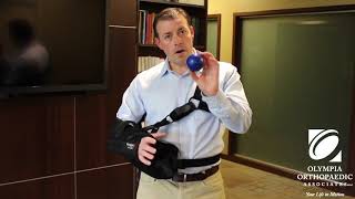 Dr Trent McKay Tutorial On Using a Sling After Shoulder Surgery [upl. by Pirzada]