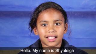 Shyaleigh from Yurungai Learning Centre speaks in Gadigal Language [upl. by Bigg318]