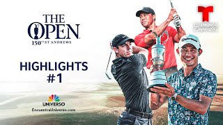 Tiger Woods y las estrellas brillan en The Open Championship  Telemundo Deportes [upl. by Natloz]