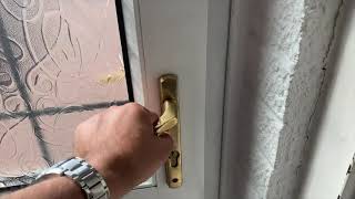 UPVC door stuck deadlock [upl. by Godewyn]