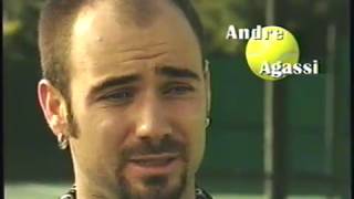 Rare 1995 Intervew with Andre Agassi One of the Greatest Tennis Players of All Time [upl. by Olympias228]