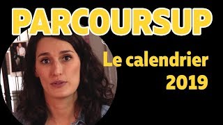 Parcoursup  le calendrier 2019  Les Bons Profs [upl. by Siron]