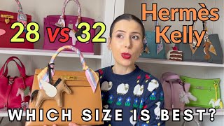 Hermes Kelly 32 vs Kelly 28 Sellier Which size is best [upl. by Quartus]