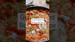 Greek Baked Beans Gigantes Plaki  Baked Beans Recipe shorts [upl. by Alemap]