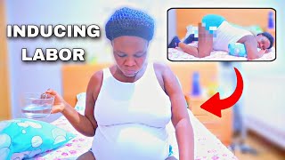 Inducing my labor at home  36 weeks PREGNANT  Activating labor [upl. by Krispin42]