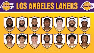 Los Angeles LAKERS New Roster 202425 Player Lineup Profile Update Oct 2024 [upl. by Slifka]