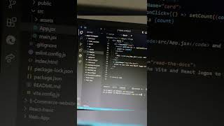 How to React JS project Run coding webdevelopment react webdesign reactjs [upl. by Erodroeht]