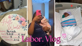 Labor amp Delivery Vlog💓 72hrs Of Labor Induced At 38Weeks Baby 1st Bath CSection Medicated Birth [upl. by Dyane]