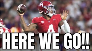 Alabama Crimson Tide Football News Scrimmage Preview  Which top 5 team has the toughest schedule [upl. by Yorled558]