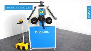 Manual Ring Roller RM 602 DIMAKIN Machinery [upl. by Maxim869]