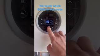 Worcester bosch 8000 service mode [upl. by Hilaria]