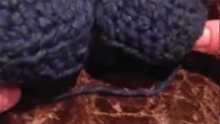 Tutorial Monday How to crochet baby boy booties part 1 [upl. by Nomis519]