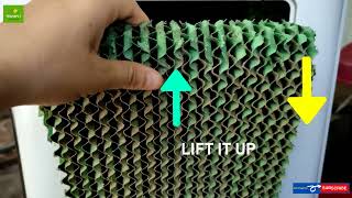 How To Clean The Air Cooler  stepbystep tutorial on Water Air Cooler Cleaning [upl. by Chev]