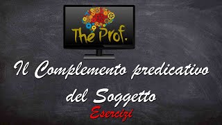 Complemento predicativo del soggetto esercizi [upl. by Fredel437]