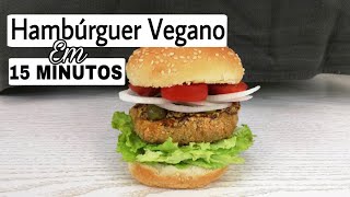 COMO FAZER HAMBURGUER VEGANO RÁPIDO E FÁCIL  Na Cozinha Com Amor  Susana Ramos [upl. by Daphna807]