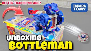 Raid brave BottleMan DX unboxing  is it better than beyblade [upl. by Cletis737]