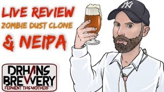 Tasting Three Floyds Zombie Dust Clone amp NEIPA Recipe [upl. by Delora120]