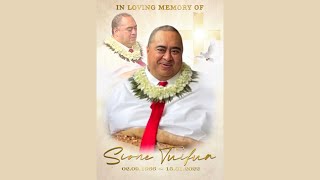 Funeral amp Committal Service In Loving Memory of Sione Tuifua 02091966  15012022 [upl. by Ilaire]