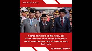 Presiden Jokowi dan Presiden Terpilih Prabowo Saling Ucapkan Pujian [upl. by Richmound]