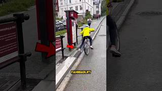 Hügel sind mit diesem intelligenten Fahrradlift ein Kinderspiel😳 [upl. by Esirec411]