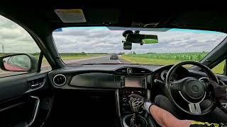 Blyton Park  Toyota GT86 vs Renault Clio 200 Cup [upl. by Ynoffit]