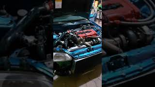 500whp Civic EG B20 vtec Turbo Launch [upl. by Magnum]