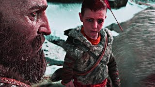 God of War  Kratos Teaching Atreus to Hunt [upl. by Leacock]