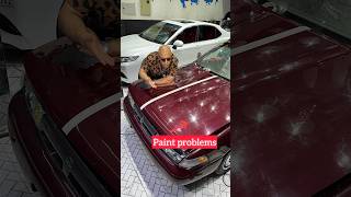 paint problems how to fix it 🔥☝️car polish carcare [upl. by Kcirej]