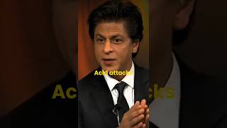 SRK has helped acid attack victims through his foundation  shorts [upl. by Yecies]