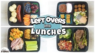 EASY Lunch Ideas 🍎 Leftovers Into Lunches [upl. by Christean]