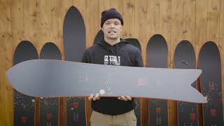 2022 Nitro Quiver FinTwin Snowboard Review [upl. by Annwahs]