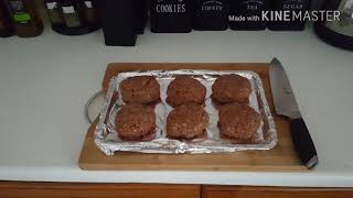 Beef Burgers Oven Cooked [upl. by Brinna]