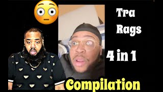 TRA RAGS COMPILATION 4in1 COMEDY SKITS  REACTION  TRY NOT TO LAUGH [upl. by Annoeik363]