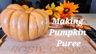 How To Make Pumpkin Puree [upl. by Nohtiek]