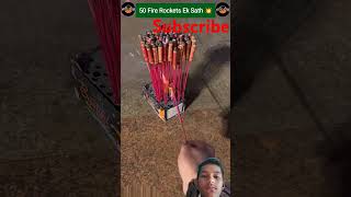 100 Firecracker 🧨 Rocket 🚀 fireworks mrboombaam short [upl. by Yusuk]