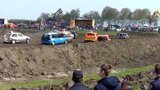 Autocross Wervershoof 07 05 23 Dames Klasse Manche 1  Crash [upl. by Eneloc]