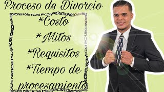 El Divorcio en República Dominicana mitos y procedimientos [upl. by Ethben]