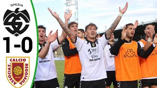 SpeziaReggiana 10 Tutti i gol e gli highlights dettagliati [upl. by Arocahs]