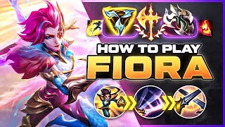 HOW TO PLAY FIORA SEASON 14  BEST Build amp Runes  Season 14 Fiora guide  League of Legends [upl. by Mackler]