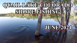 Quail Lake Fishing Colorado Springs June 2024 [upl. by Eniwtna]