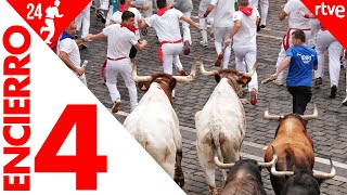 CUARTO ENCIERRO de San Fermín 2024  Toros de Fuente Ymbro [upl. by Notlimah]