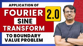 Fourier Transform 20  Solution of Boundary Value Problem PDE by Fourier Sine Transform [upl. by Rehteh]