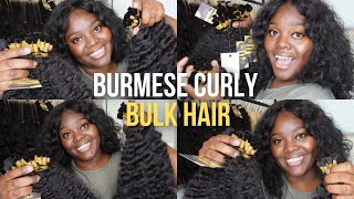 Burmese Curly Bulk Hair [upl. by Scammon]