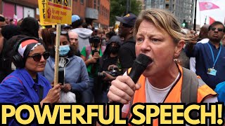 WALTHAMSTOW PROTEST AntiRacism Activist Delivers POWERFUL SPEECH [upl. by Ordnasela687]