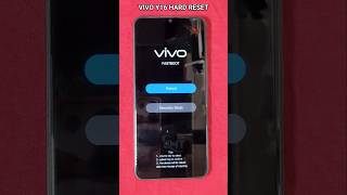 Vivo Y16 Hard Reset 2024  Vivo Y16 Frp Bypass  shorts [upl. by Onil]