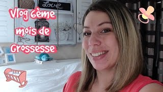 ♥ Vlog 6ème mois de grossesse Bébé arc En Ciel Arrêt♥ [upl. by Nelyahs]