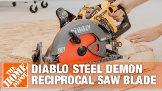 Diablo Steel Demon Reciprocal Saw Blade Demo  The Home Depot [upl. by Feltie9]